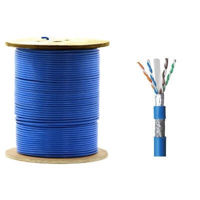کابل شبکه لگراند Cat6 SFTP CCA | شیلددار، ضد نویز و اقتصادی برای شبکه و دوربین